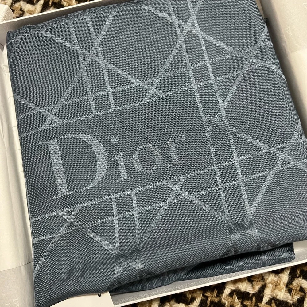 Christian Dior Women Scarf New With Tag and Box. Size 110”x56”.